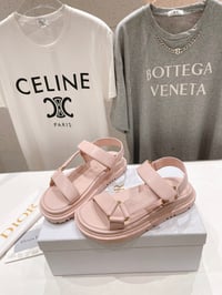 Image 9 of CD Leather Sandals