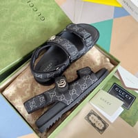 Image 10 of GG Double Strap Sandals 