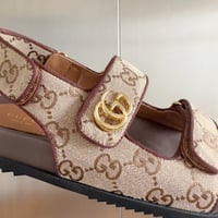 Image 7 of GG Double Strap Sandals 