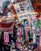 Image of John Olson untitled mixed media on Canvas C