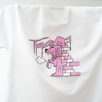 T SHIRT - WOU - WHITE - PINK