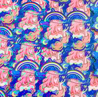 Image 2 of ‘Rainbow witch’ holographic sticker