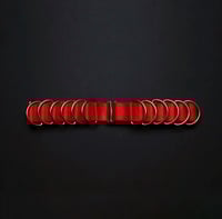 Image 1 of Satin choker with D-rings 