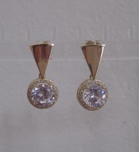 Image 1 of Queen Camilla Inspired Coronation Crystal Earrings