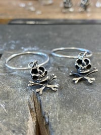 Image 2 of Skull & Crossbones Earrings