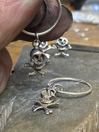 Image 5 of Skull & Crossbones Earrings