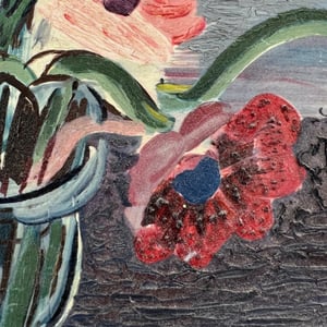 Image of Mid Century, French, Still Life, 'Poppies'