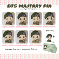 Image 1 of 40% OFF BTS Military Pin 