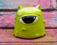 Image 1 of Small Ghost Waffle - Lime Green