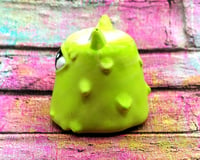 Image 2 of Small Ghost Waffle - Lime Green
