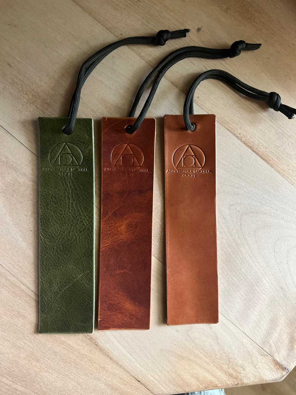 Image of Leather book mark