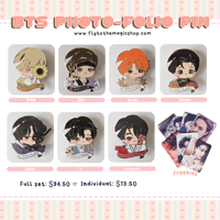 Image 1 of 40% OFF ON SALE BTS Photo-folio pin