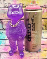Image 1 of Rap Cat - Purple Glitter