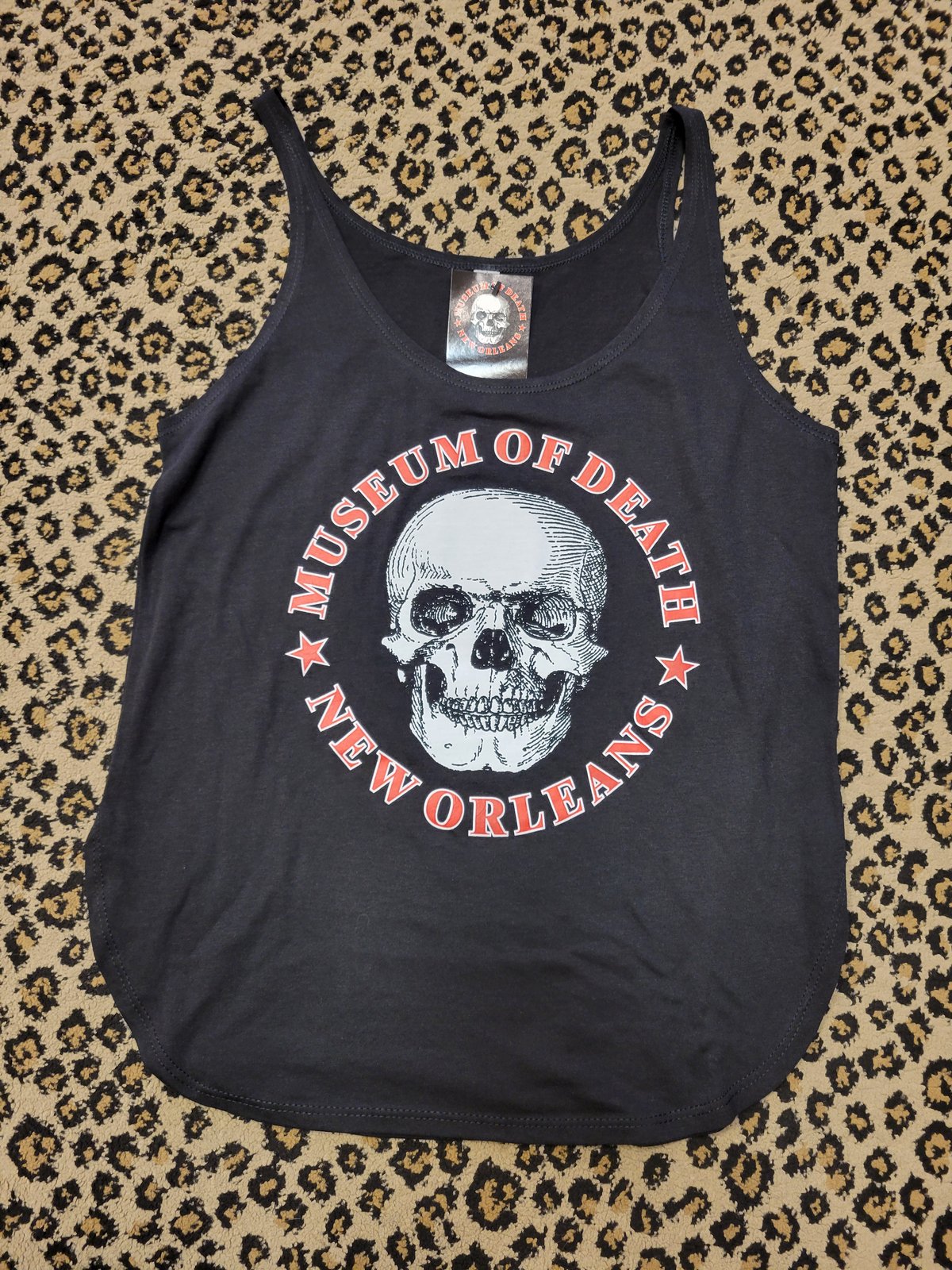 black skull tank top