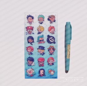 Image of [ONE PIECE] Pirates Clear Sticker Sheet