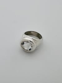 Image 1 of Crystal Bubble Ring 925 STERING SILVER