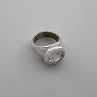 Image 4 of Crystal Bubble Ring 925 STERING SILVER