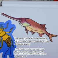 Image 3 of Paddlefish Sticker