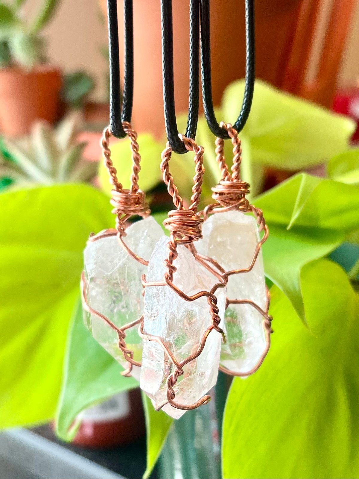 Quartz Necklace | Crystal Cyborg