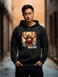 Image 1 of Wonder Woman "Worship" Hoodie/Tee