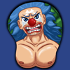 Crying Pirate Clown Mouse Pad