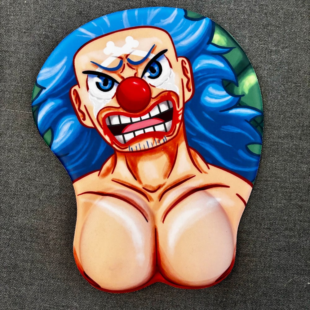 Crying Pirate Clown Mouse Pad