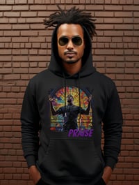 Image 1 of Black Panther "Praise" Hoodie/Tee