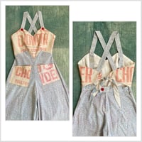 Image 3 of Sweetheart Overalls in Feedsacks