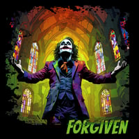 Image 3 of Youth Joker "Forgiven" Black Hoodie/Tee