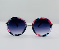 Image 2 of Multi Color Oval Sunglasses 