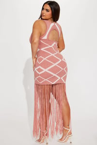 Image 2 of Gypsy Fringe Maxi Dress