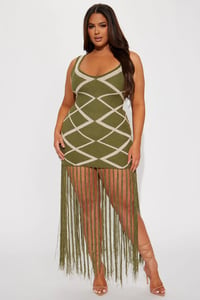 Image 4 of Gypsy Fringe Maxi Dress