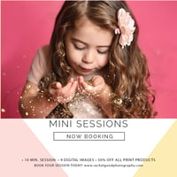 Image 1 of 2025 glitter mini session • retainer payment 