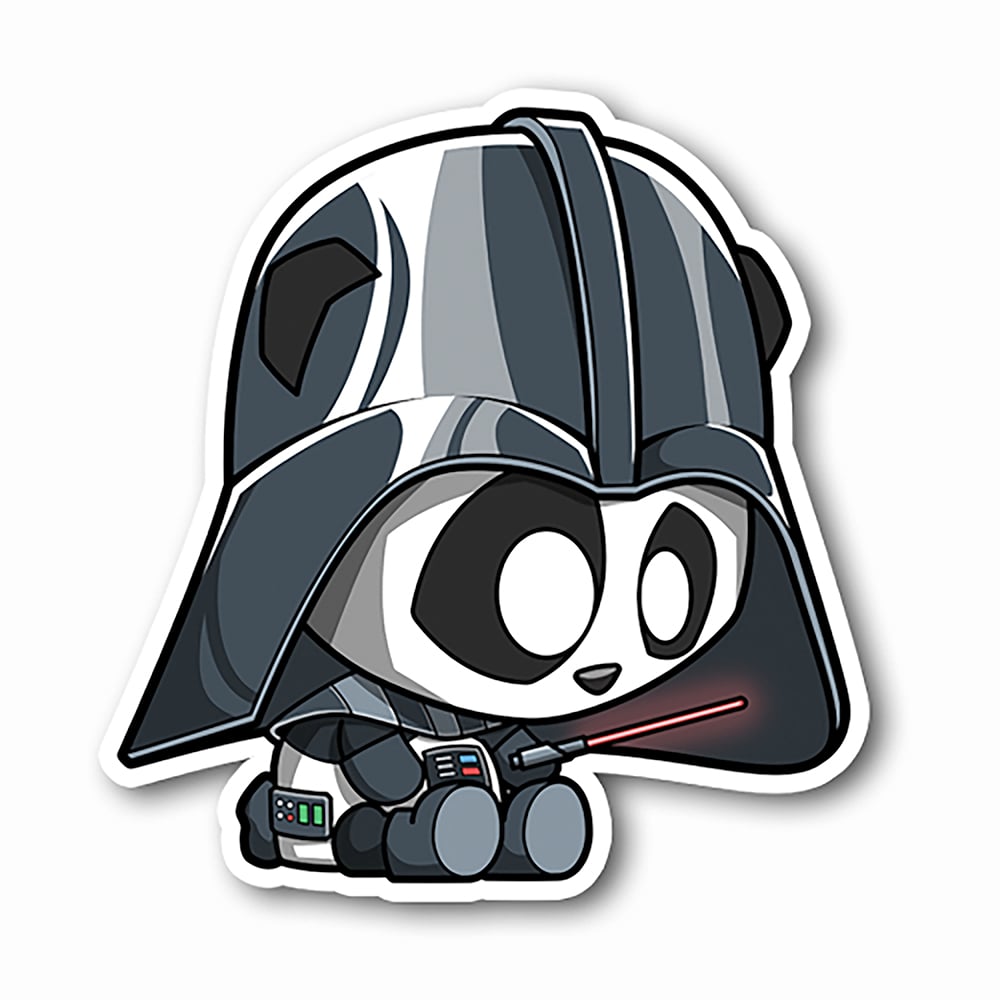 Darth Panda Sticker | 7Sketches