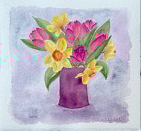 Image 3 of Bouquet for Mom- original artwork 