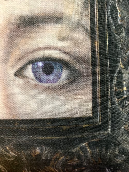 Image of Linen Blue Eyes Cushion