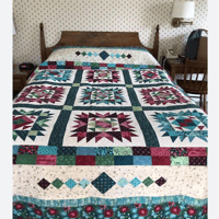 Image 1 of WINTER GARDEN QUILT KIT BOM (Pattern Included)