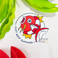 Just Keep Swimming Magikarp Vinyl Sticker