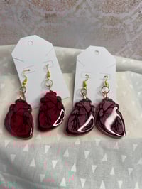 Image 1 of Anatomical Heart Earrings