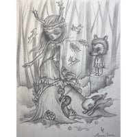 Image 1 of Forest Bride (Drawing)