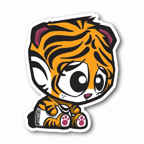 Image of Tiger Panda Sticker