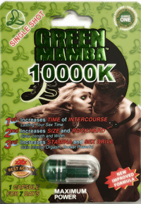 Image 1 of Green Mamba 100000K Male Enhancement 