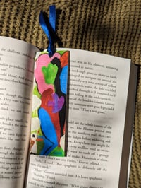 Flower with Birds Bookmark