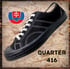 VEGANCRAFT vintage lo top black sneaker shoes made in Slovakia  Image 9