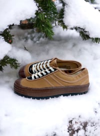 Image 3 of VEGANCRAFT vintage style camel hiker sneaker 