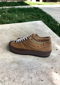 Image 4 of VEGANCRAFT vintage style camel hiker sneaker 