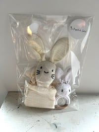 Image 1 of Baby Towel and Crochet Toy Set