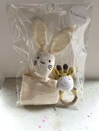 Baby Towel and Crochet Toy Set