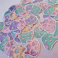 Image 1 of Pastel Cat Stickers