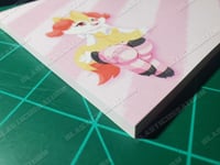 Image 3 of Pink Striped Phox Notes - Sticky Notes